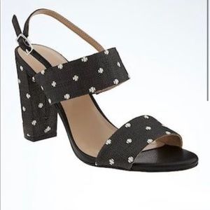 Banana Republic Double Strap Block Heel Size 6.5